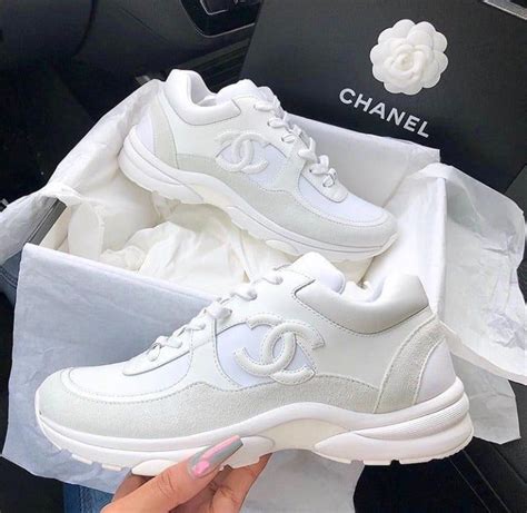 chanel men's white sneakers|Chanel men's trainer sneakers.